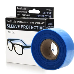 200pcs Barbershop Disposable Glasses Leg Sleeves Cover Hairdressing Coloring Eyeglasses Protector  Salon Styling Tools Supplies