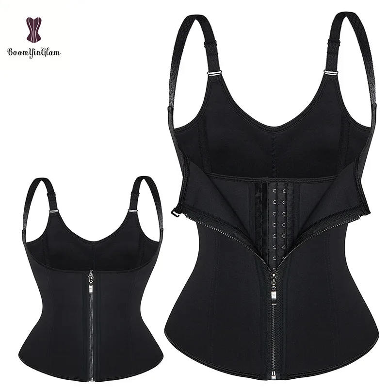 

Zip And Clip Thermal Sweat Sauna Shapewear Suit Waist Trainer Corset Women Waistcoat Body Shaping Vests Plus Size