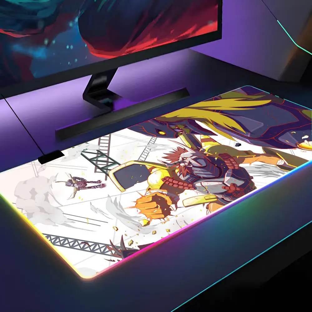 

Коврик для мыши в стиле аниме D-Digimon Adventure RGB с подсветкой, коврик для мыши для ноутбука, коврик для мыши для ноутбука, геймера, компьютерный стол, игровые аксессуары