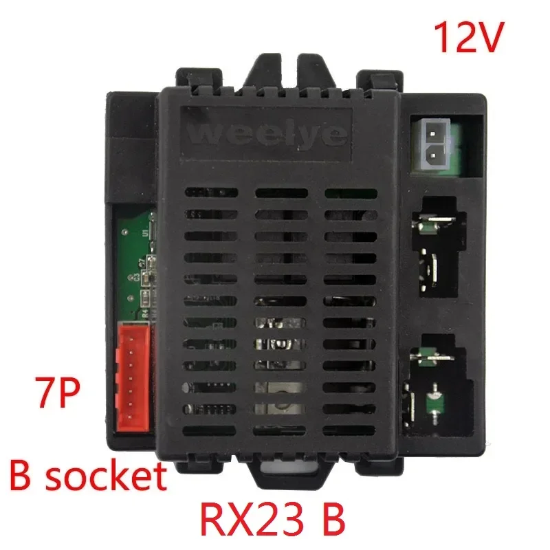 Wellye RX23 2.4G-12V RX23B FCC RX18 Kinderen Elektrische Auto Ontvanger Controller Elektrische Voertuig Speelgoed Accessoires 2.4G Bluetooth