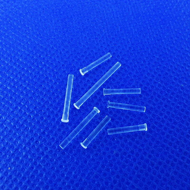 1.5mm diameter patch lamp bead 1.5mm aperture flat head with card mark light guide column PC transparent LED lampshade light gui