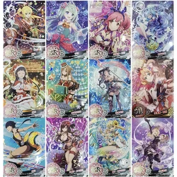 Anime Goddess Story Kawaii SP Refractive Flash Card Asuka Langley Soryu Nami Toys for boys Collection Card Birthday Gift