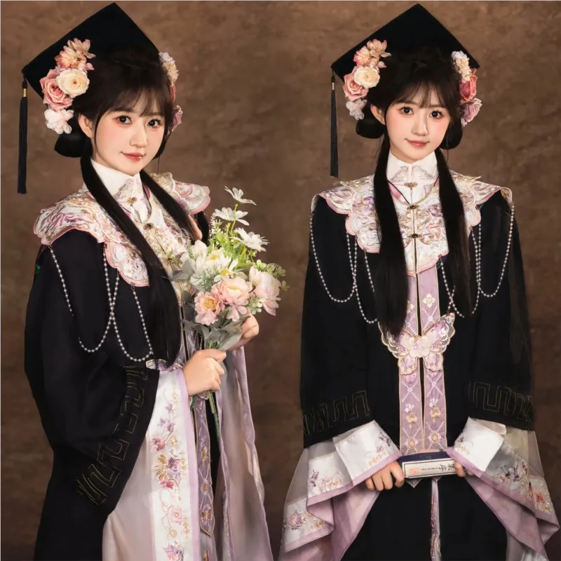 

New Chinese style Guoming Hanfu dress with bachelor Graduation Ming