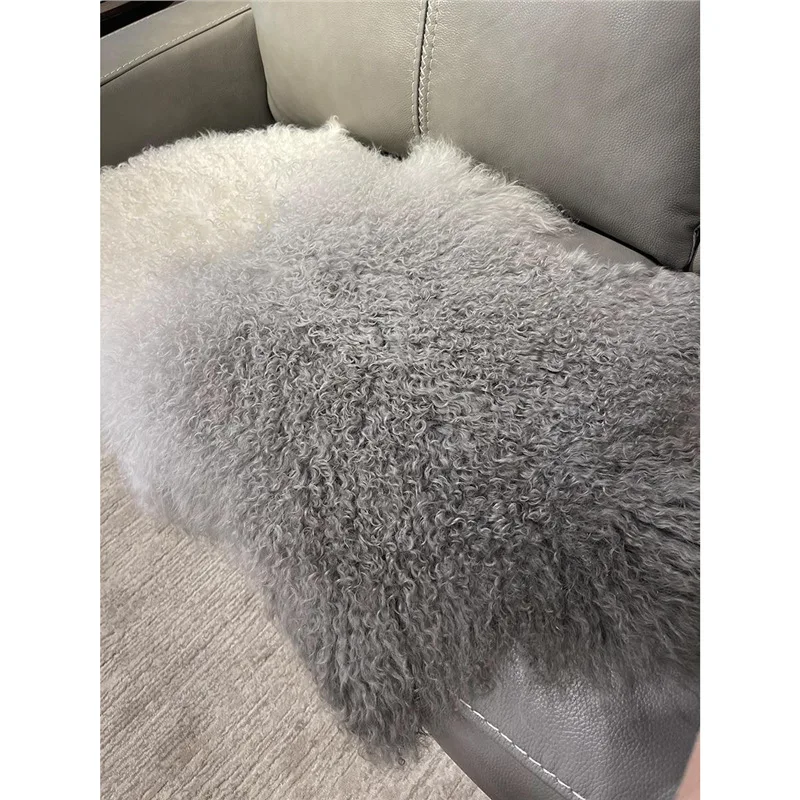 Matte Ningxia ganze Schaffell dekorative Decke langes Fell integrierter Teppich