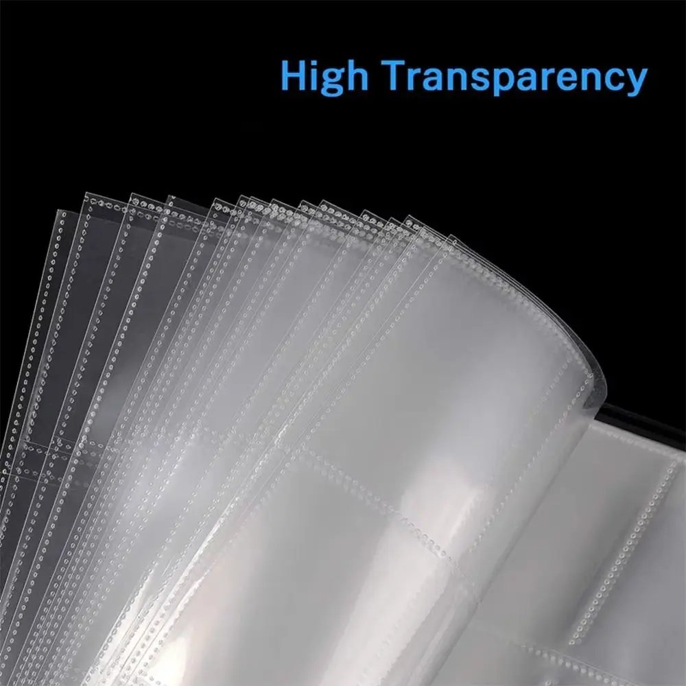 Transparente Fotoalbum-Einlagen A4 mit Mehrfach-Taschen für Fotokarten, 11-Loch Bindertaschen – Detail 7