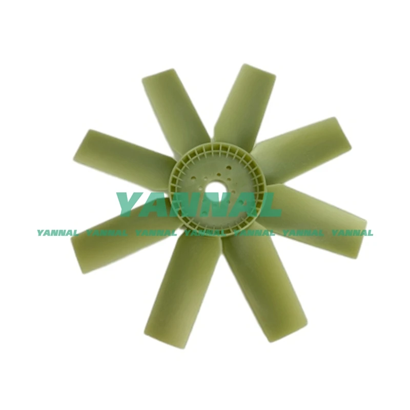 8 Leaves 4 Holes Fan Blade 1604585400 For XAS 38 78 88 97 Excavator Engine Parts