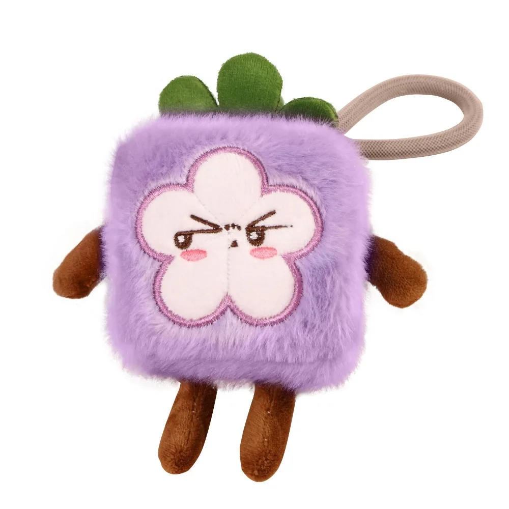 

Fruit Fruit Plush Keychain Carrot Key Chain Pineapple Keychain Strawberry Mini Mangosteen Pendant Home Decoration