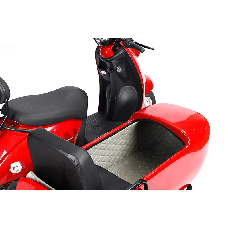 Factory Hot Selling Electrical Motorcycle Motorbike Side Car Three Wheel Electric Tricycle For Handicapped view 5