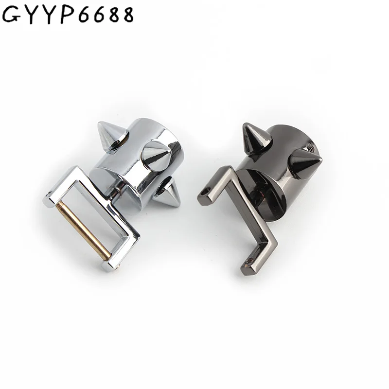 

10-80PCS 37x26x20x14mm Chrome Gun Black Metal Caps Metal Buckles Rope Leather Cord End Caps For Jewelry Making Bag Accessories