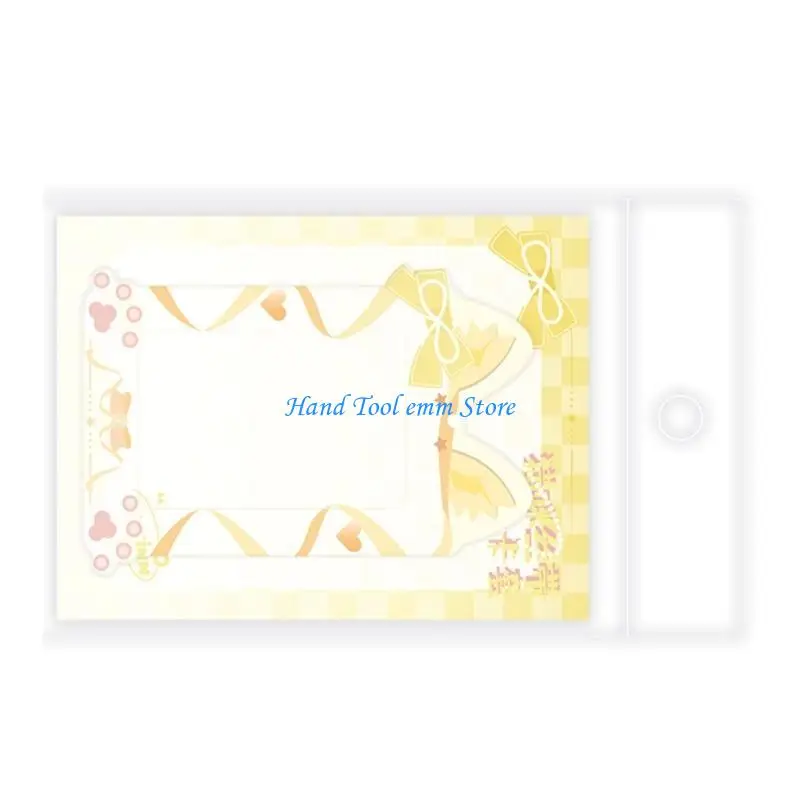 H37F 3Inch Photo Card Holder Waterproof PVC Photocard Holder Photocard Protector