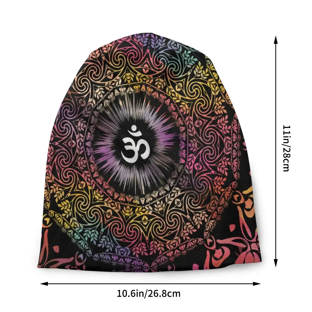 Mandala Om Buddhism Aum Bonnet Homme Fashion Thin Skullies Beanies Caps For Men Women Novelty Hats