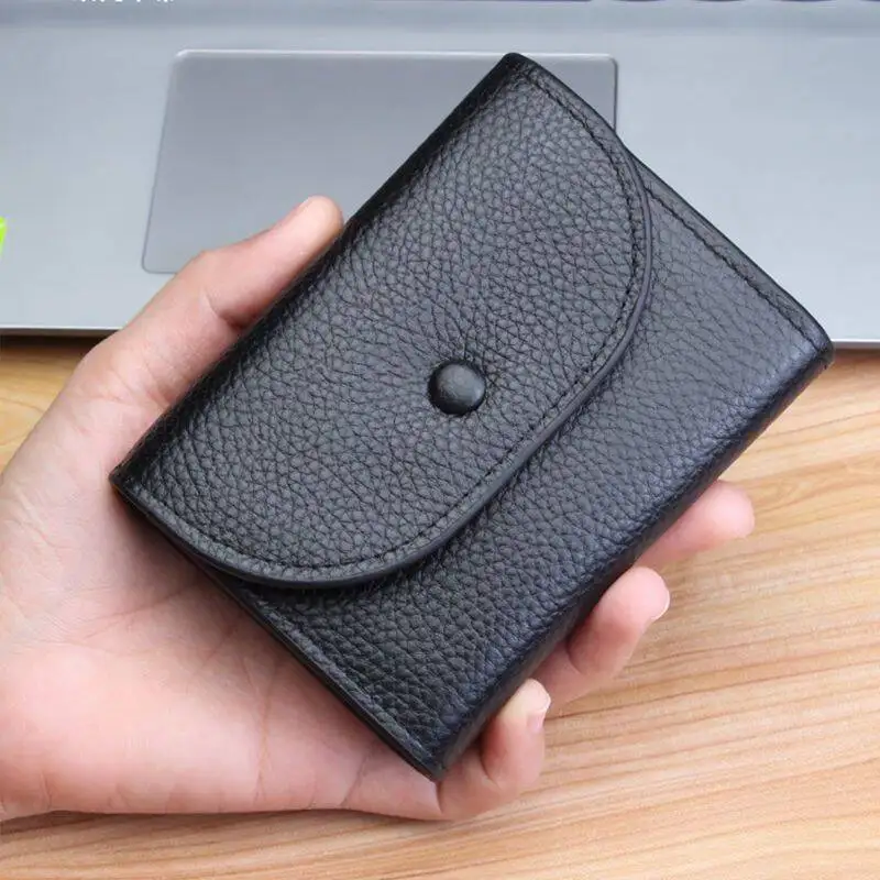 Ultra thin coin purse men's mini minimalist small coin bag coin purse card bag