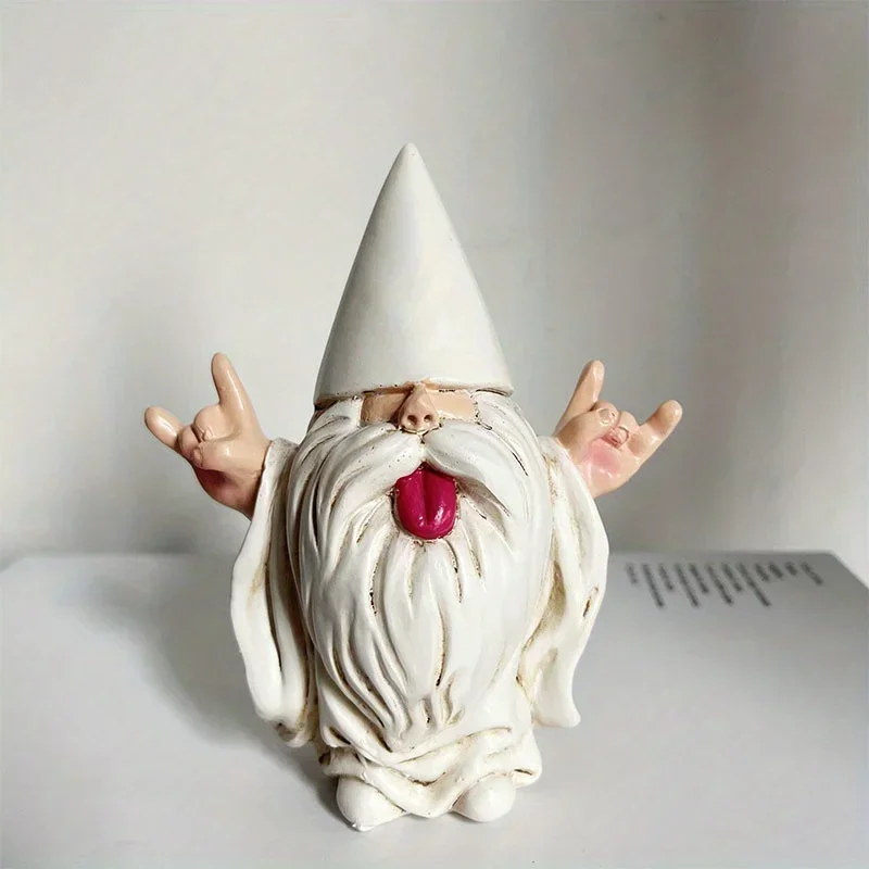 

1pc Rocker Gnome Garden Statues Will Rock Your Fairy And s Outdoor Statues, Statue, Decor