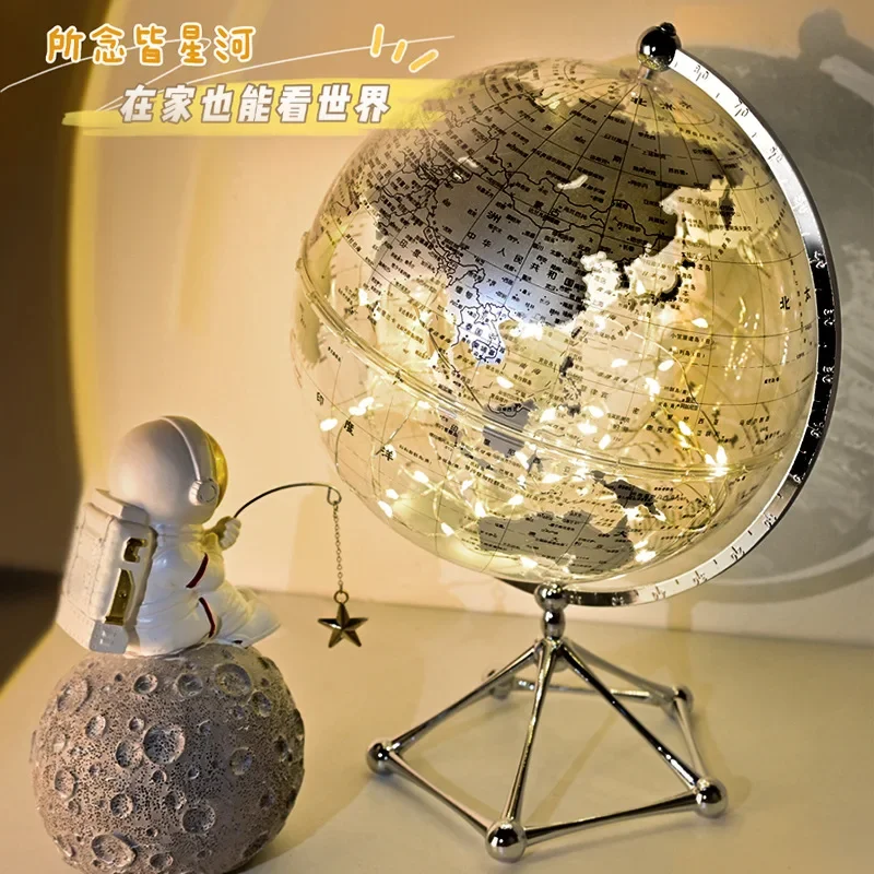 Transparent globe ornament light luxury surface decorative large ornament