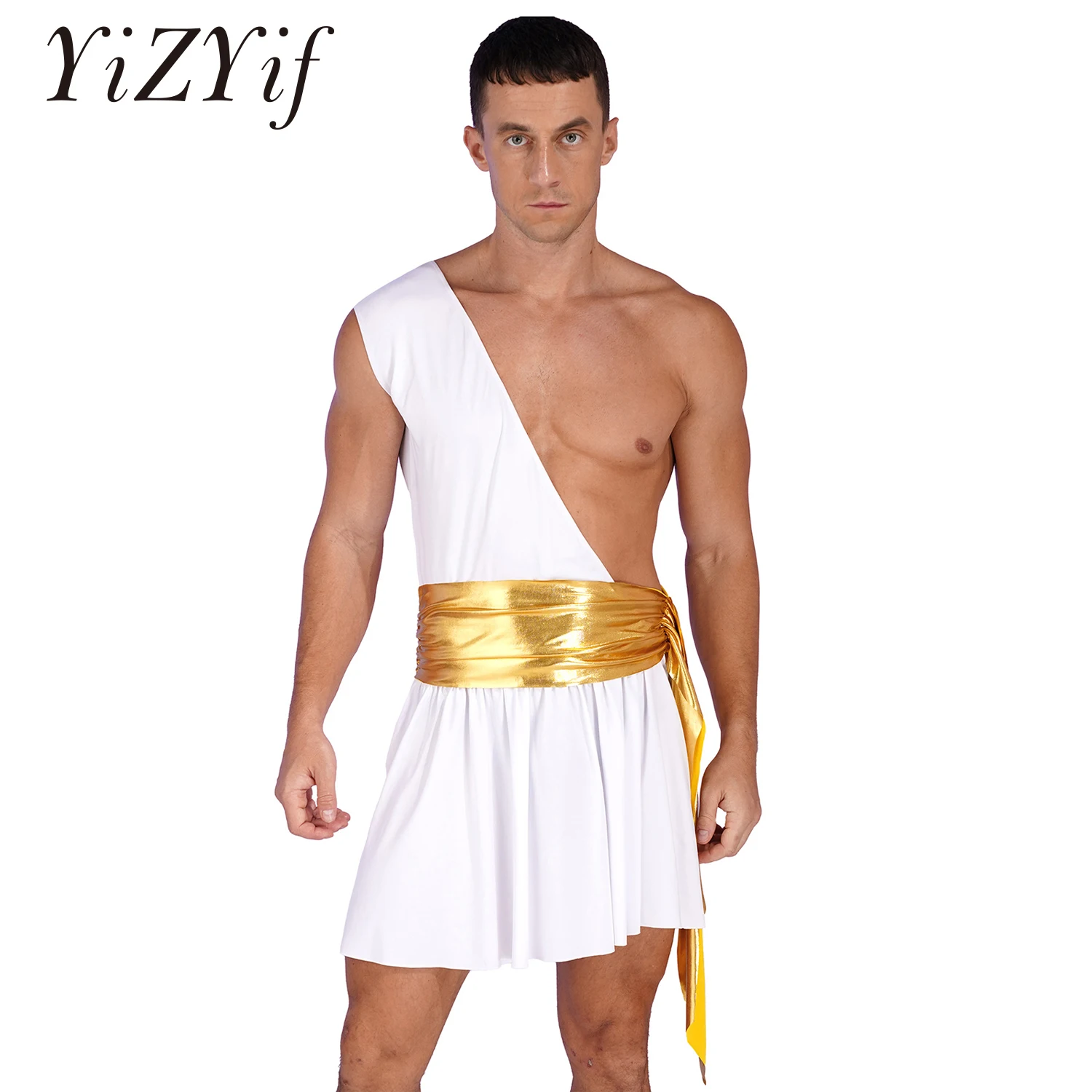 Mens Roman Gladiator Costume Ancient Greek God Halloween Cosplay Armor Soldier Role Play Medieval Knight Warrior Cosplay Outfits