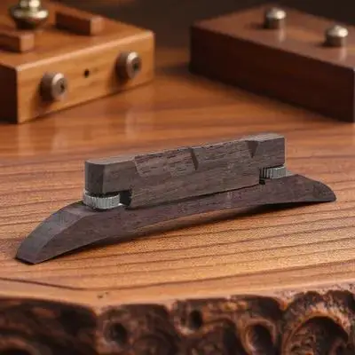 

Professional Rosewood Replacement Durable Smooth Adjustable Tone Practical Accessory For Mandolin Lovers Rosewood Bridge