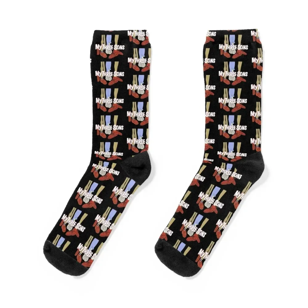 

Retro My Three Sons Animated Theme Tribute Socks Antiskid soccer Climbing Non-slip japanese fashion Socks Girl Men's