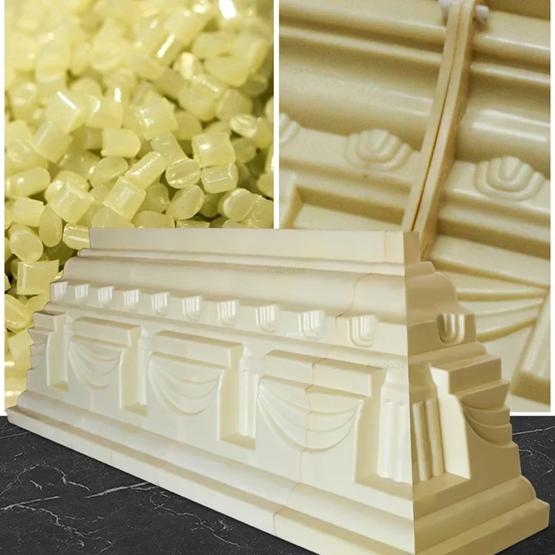 Modern Art Eaves Line Molds European Villa Eaves Line Household Roman Column Cornice Drip Line Exterior Wall Decoration Template