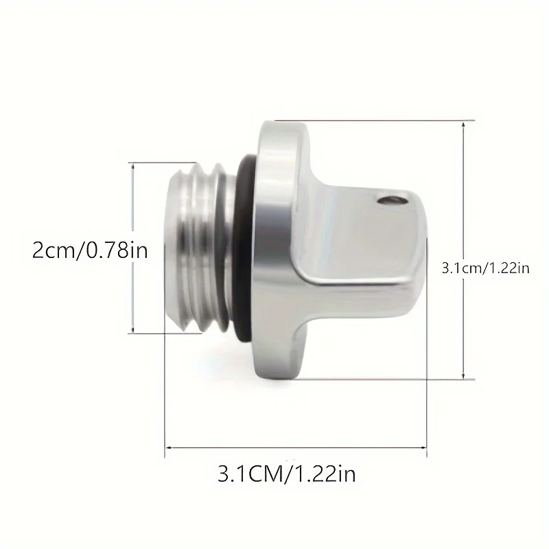 M20*2.5 Oil Filler Cap Plug For Yamaha YZ 65 80 125/X 250/X YZ250F YZ450F YZ250FX YZ450FX WR250F WR450F WR250R/X YZF WR 250R 450 image 2