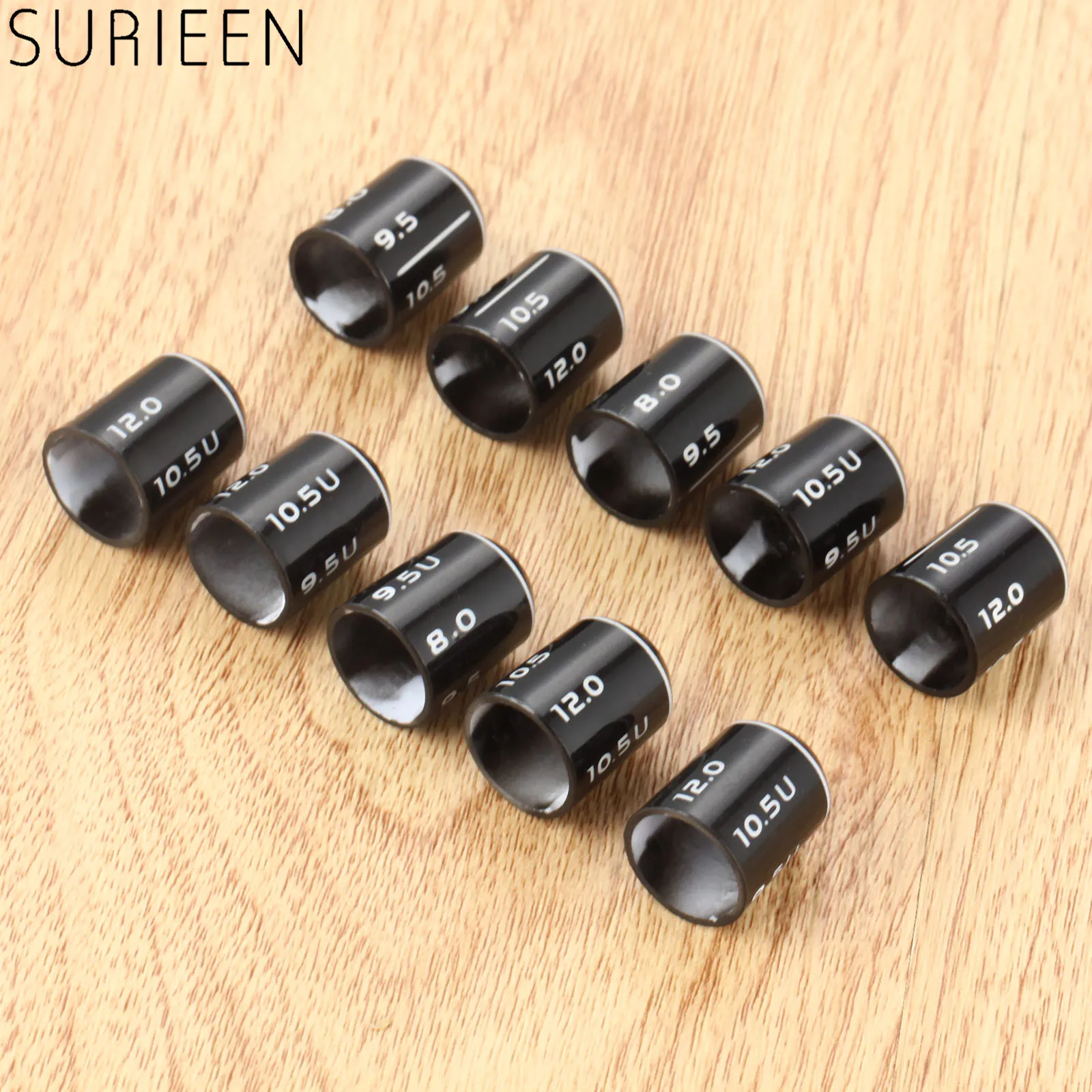 5Pcs Plastic Golf Sleeve Adapter Ferrules Cap Replacement 0.335 0.350 for R1 Adapter with FCT Flight Control Technology Black