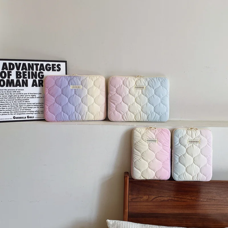 2024 New Tablet Bag For Ipad Air6 Pro11 10.9 10.5 Macbook Air Pro 13 13.3 14 Lenovo Asus HP Dell Portable Laptop Sleeve