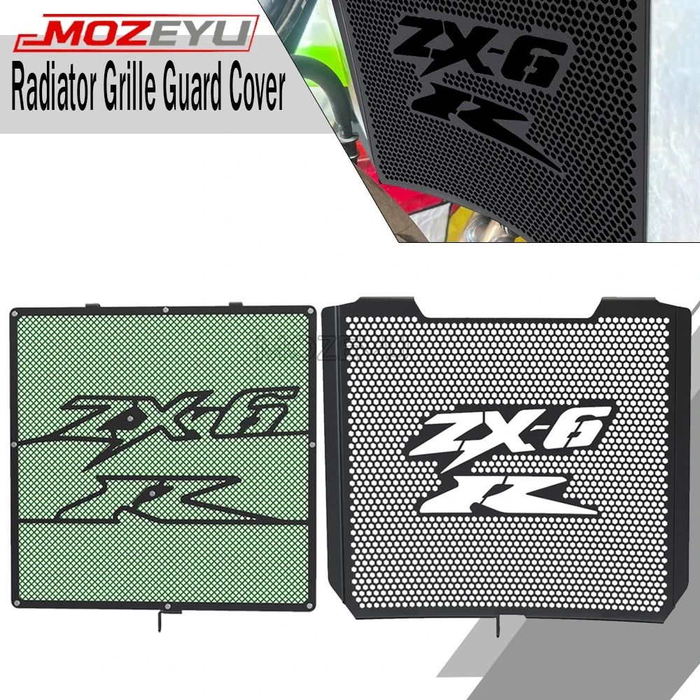 

For Kawasaki Ninja ZX-6R 40th Anniversary Edition NinjaZX6R Motorcycle 2024 2025 Radiator Grille Cover Guard Protection Protetor