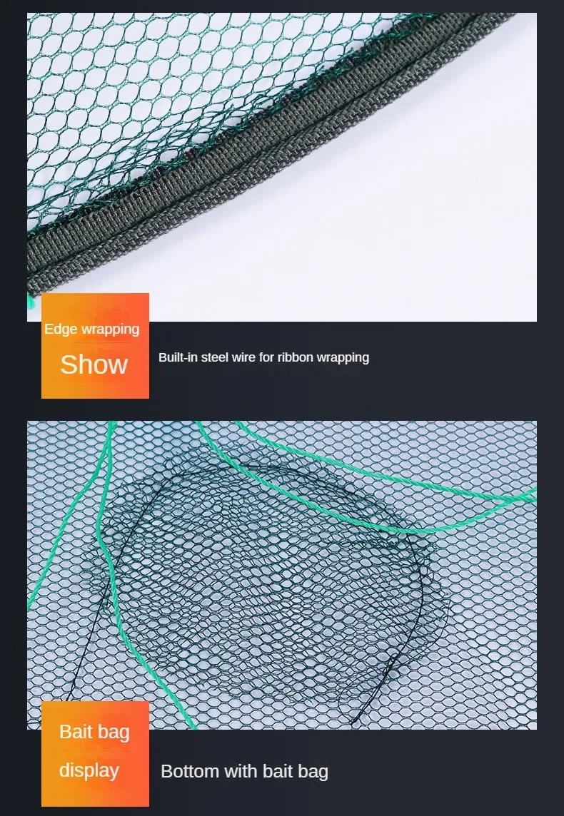 Open folding fishing cage, shrimp cage, lifting net, moving net, fishing net