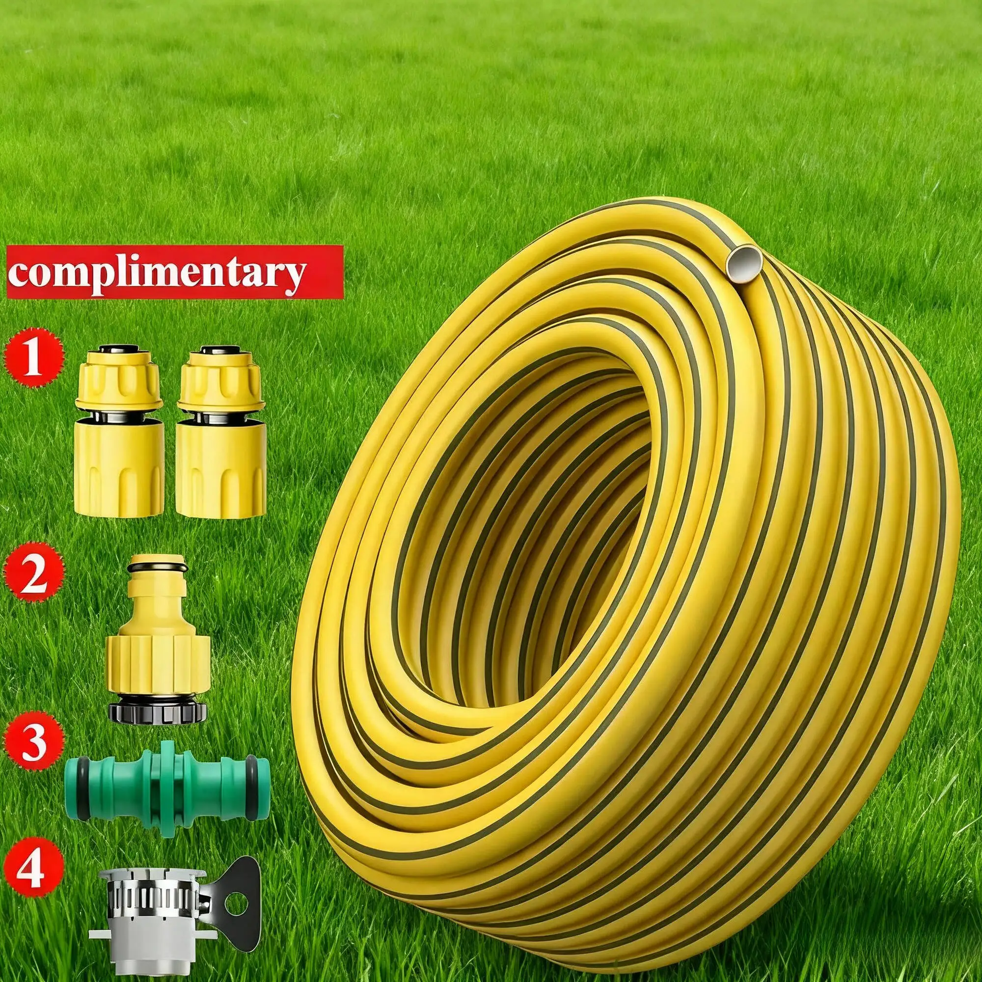 

Heavy Duty Scratch And Wear Resistant, Comes With Five Connecting Accessories, Rubber Leak-Proof, Home, Balcony