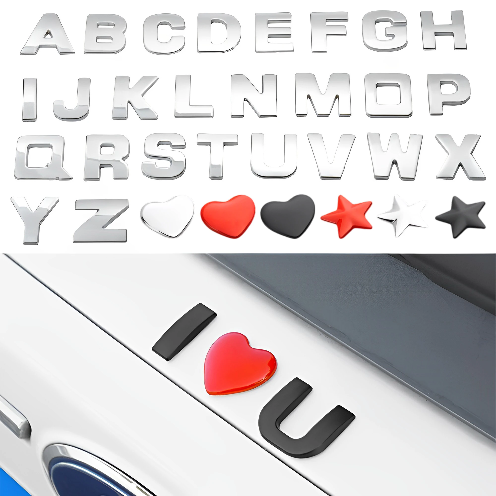 Metal Chrome Letters Car Trunk Diy Logo Numbers Sticker For Nautilus Navigator Accessories