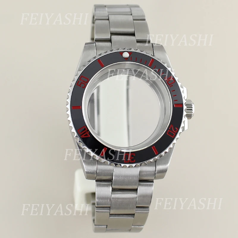 40mm Diving Watch Case Bracelet Sapphire Glass For Seiko NH35 NH36/38/34 Miyota 8215 ETA 2824 Automatic Movement 28.5mm Dial SUB