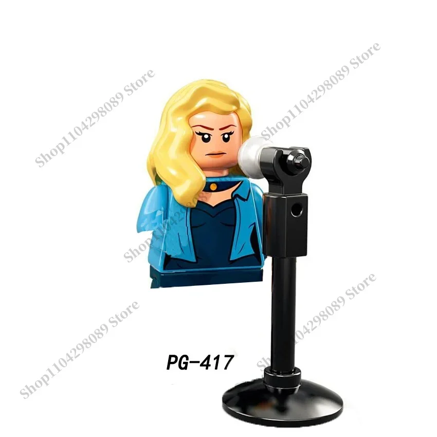 ألعاب مكعبات الرسوم المتحركة ديزني ميكي سيمبسون MINI بنة التماثيل هدايا الأطفال تجميع ألعاب الطوب