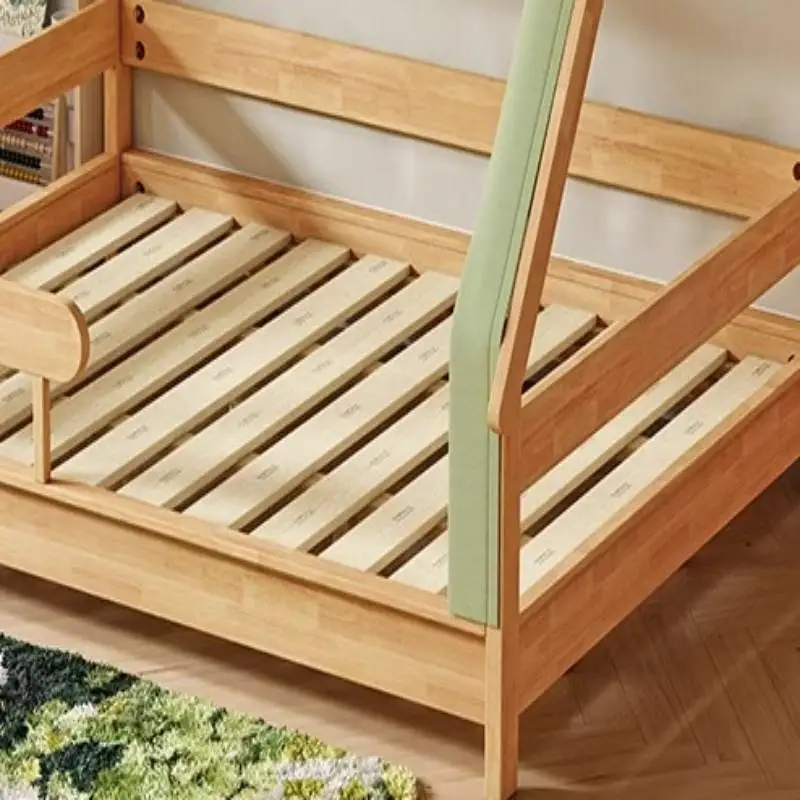 سرير أطفال بسيط بمظلة بسيط فاخر أوروبي سرير أطفال خشبي مخصص تصميم فردي حديث Lettino Per Bambini أثاث منزلي #6