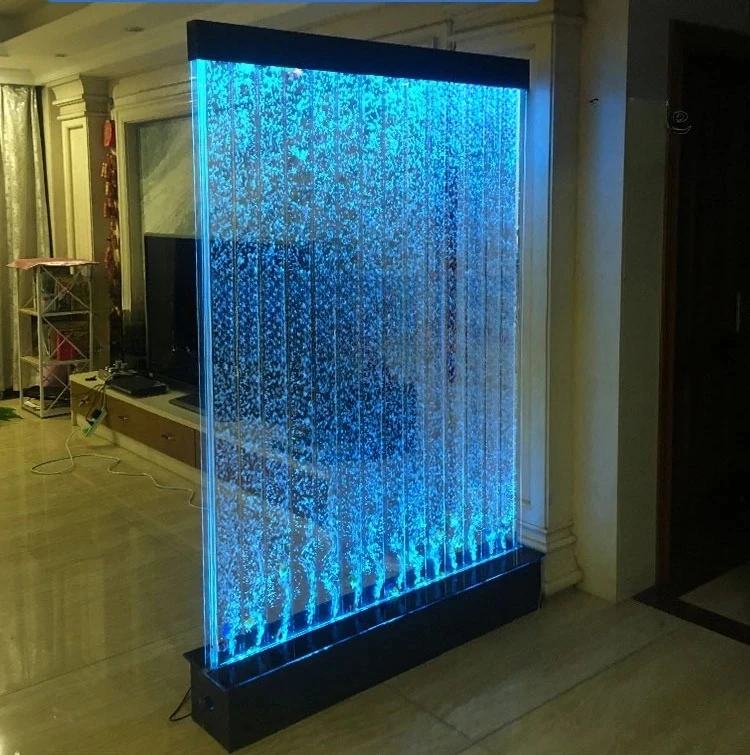 

Decoración hogar индивидуальный большой акриловый экран, водная занавеска, настенная пузырьковая стена, креативный вход для аквариума