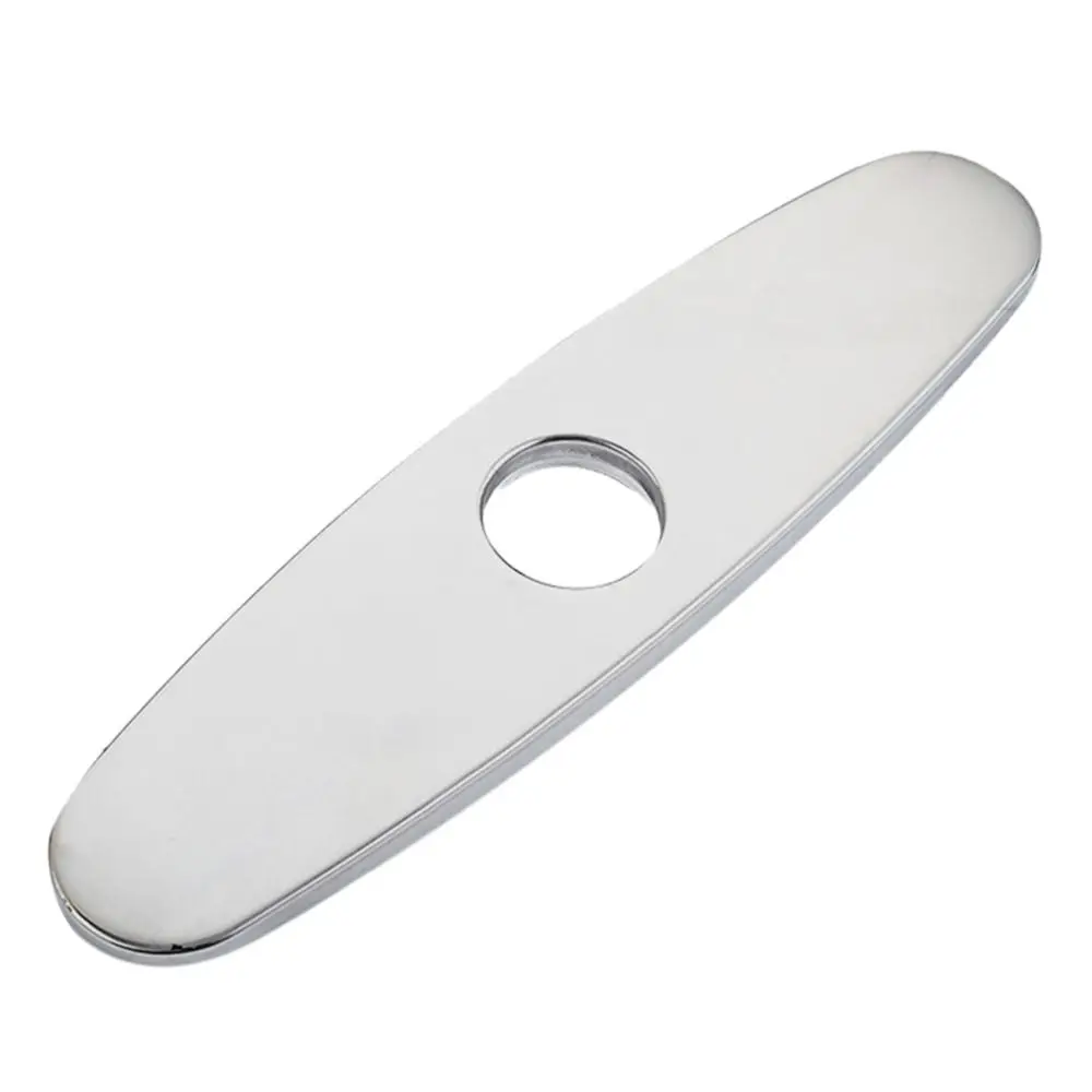 Sink Base Decorative Panel Faucet Plate Hole Cover Tap Cover Deck Plate Bathroom Faucet Escutcheon Plate Faucet Deck Plate