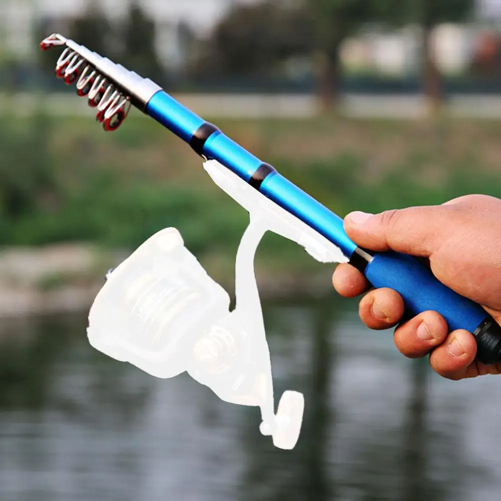 

Telescopic Mini Fishing Rods Super Hard Carbon Steel Fishing Rivers Accessories Portable Rod Fishing Good Pole Sea Lakes H7J3