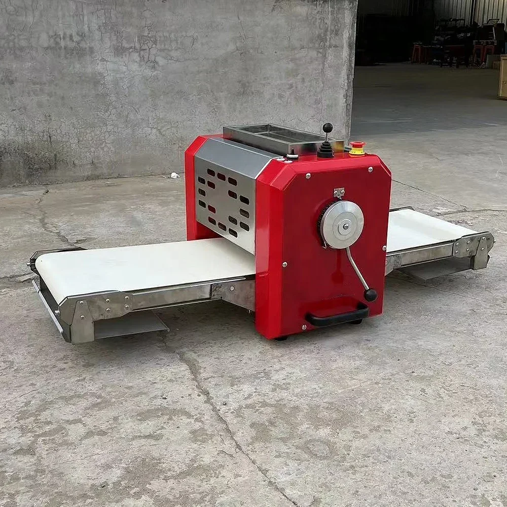 Semi Auto Dough Pastry Dough Roller Sheeter Stand Pastry Mini Bread Croissant Dough Sheeter Machine