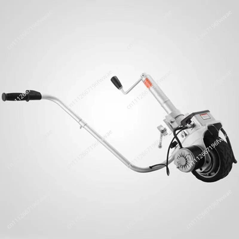 350W 12V Aluminum Motorized Jockey Wheel Heavy Duty Caravan Boat Trailer Mover Jack