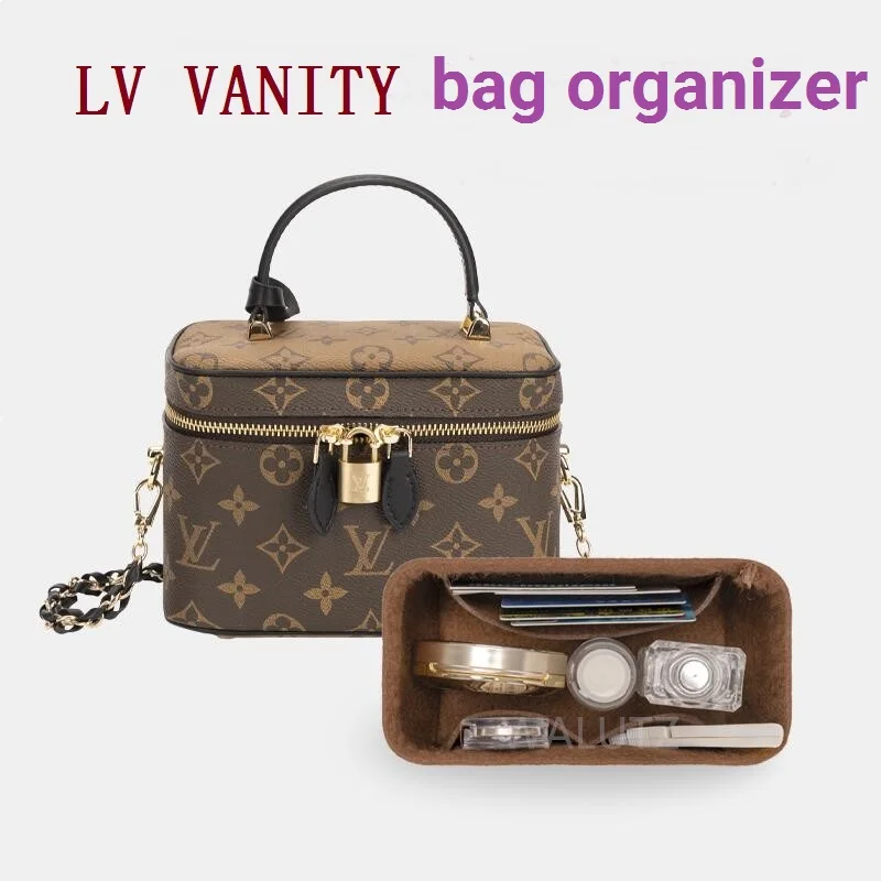 

【Only Sale Inner Bag】Bag Organizer Insert For L V Vanity Organiser Divider Shaper Protector Compartment Inner