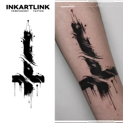 Cross Temporary Tattoo,Lasts To 15 Days New Technology Magic Waterproof Semi Permanent Sticker.