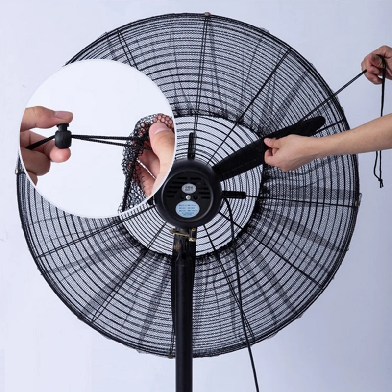Mesh Round Electric Fan Covers Safety Anti-pinch Protector Household Universal All-inclusive Floor Dust-proof Cover Modern