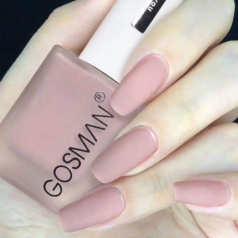 Esmalte de uñas de secado al aire rápido mate de terciopelo impermeable de larga duración