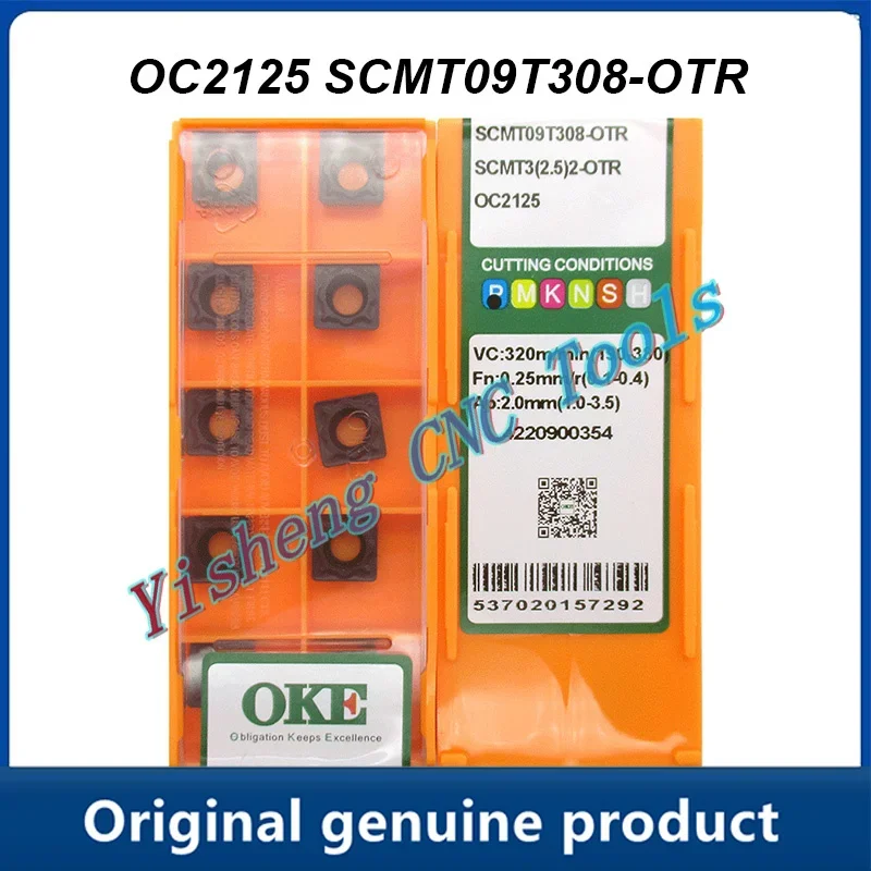 

SCMT09T308-OTR OC2125 OP1215 CNC Cutting tools