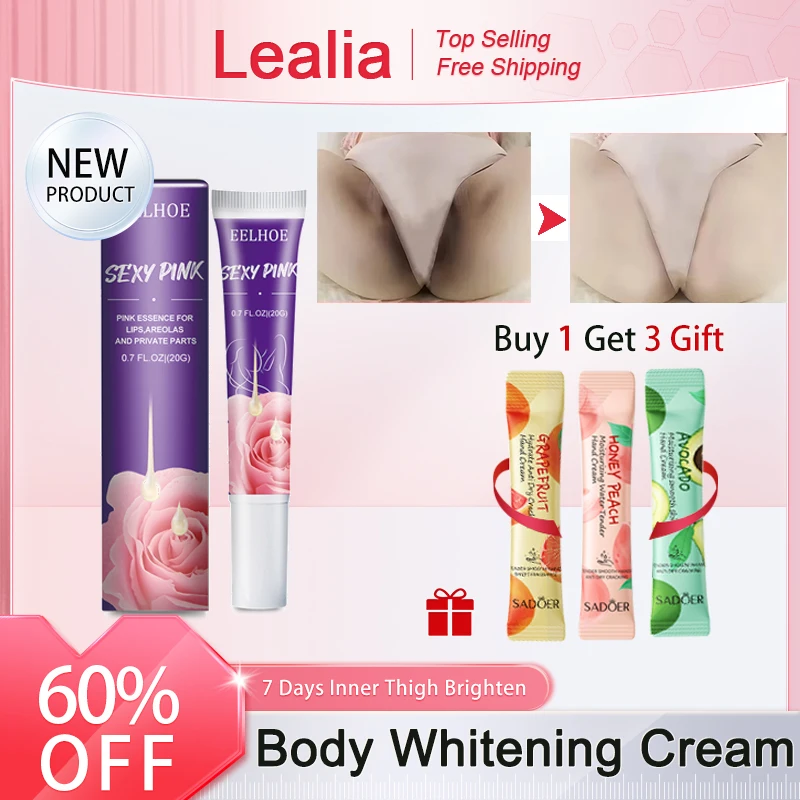 Brighten body Cream Inner Thigh Bleaching Armpits Elbows Knees Moisturizing Brighten Lotion Cream Lightening Melanin Skin Cream