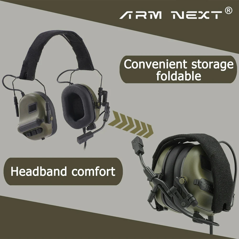 casque-tactique-f10-nrr22db-reduction-de-bruit-protection-auditive-pour-la-chasse-le-tir-et-l'airsoft-fast-ops-rail-arc-wendy