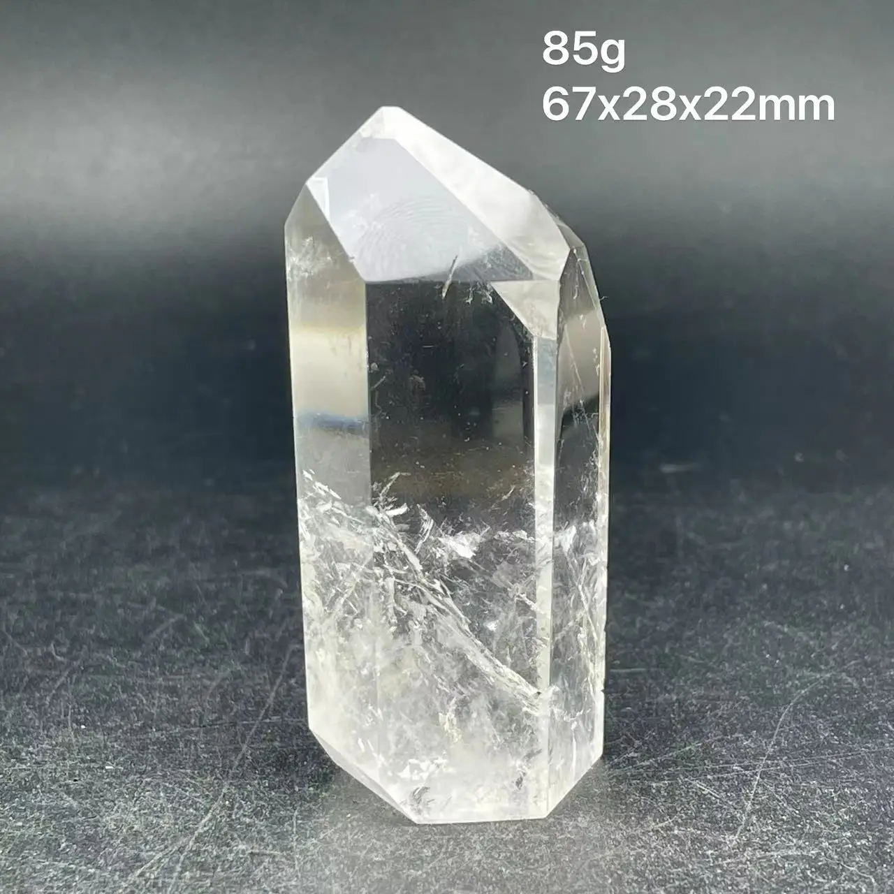 

The new 100% natural clean quartz red needle tower healing crystal comes from Madagascar