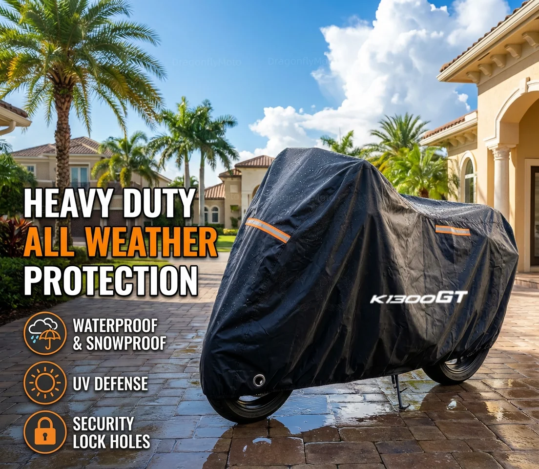 

For BMW K1300GT K1300 K 1300 GT 2009 2010 2011 2012 2013 190T Waterproof Motorcycle Covers Motors Dust Rain Snow UV Protector