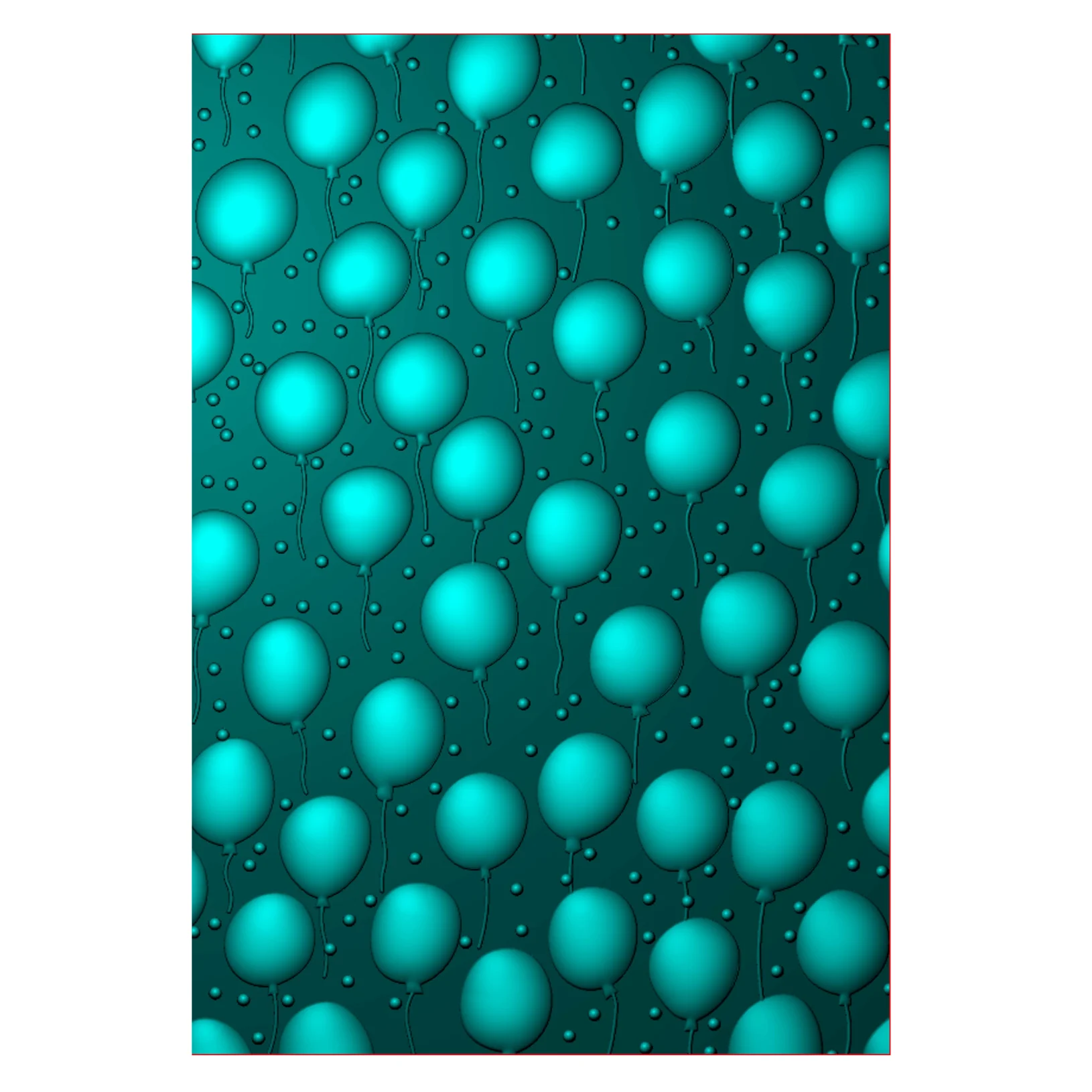 Flower Embossed Plastic 3D Folder for DIY Card Making