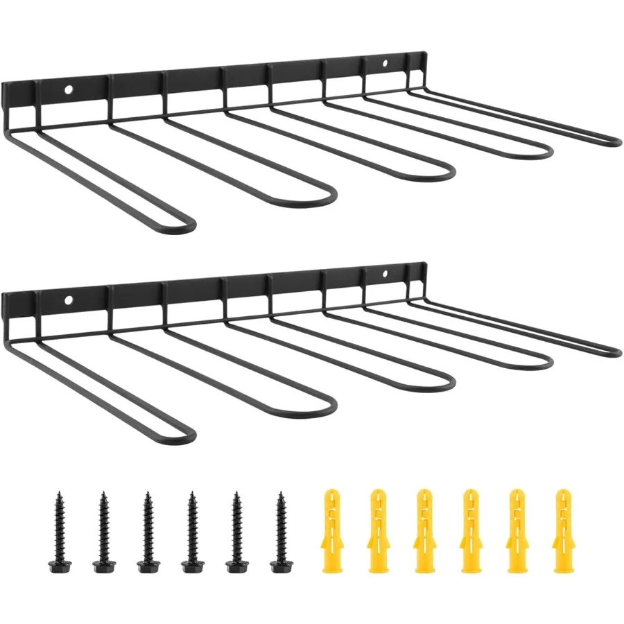 

Boot Rack Wader Hangers for Boot Metal Wall Mounted Shoe Rack for Tall Boots and Cowboy Boot Black