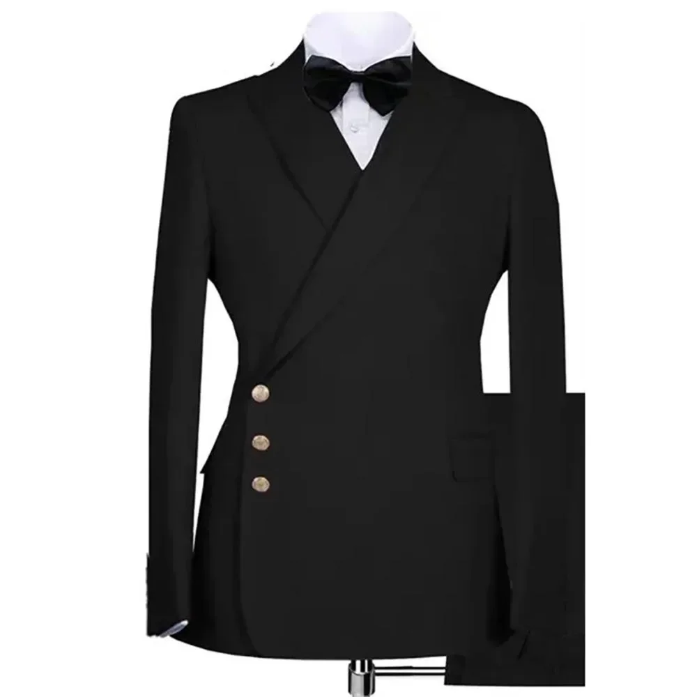 

Men's Suit Two-piece Slim Suit Men's Business Formal Wear Groom Wedding Dress Work and Study Hosting Performance Men's Suits