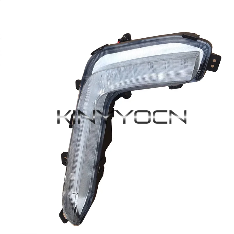 المصد الأمامي للسيارة DRL الضباب الخفيف ل FAW Besturn X80 2017 2018 الوفير الضباب مصباح ضوء مصباح الضباب مصباح قيادة #3